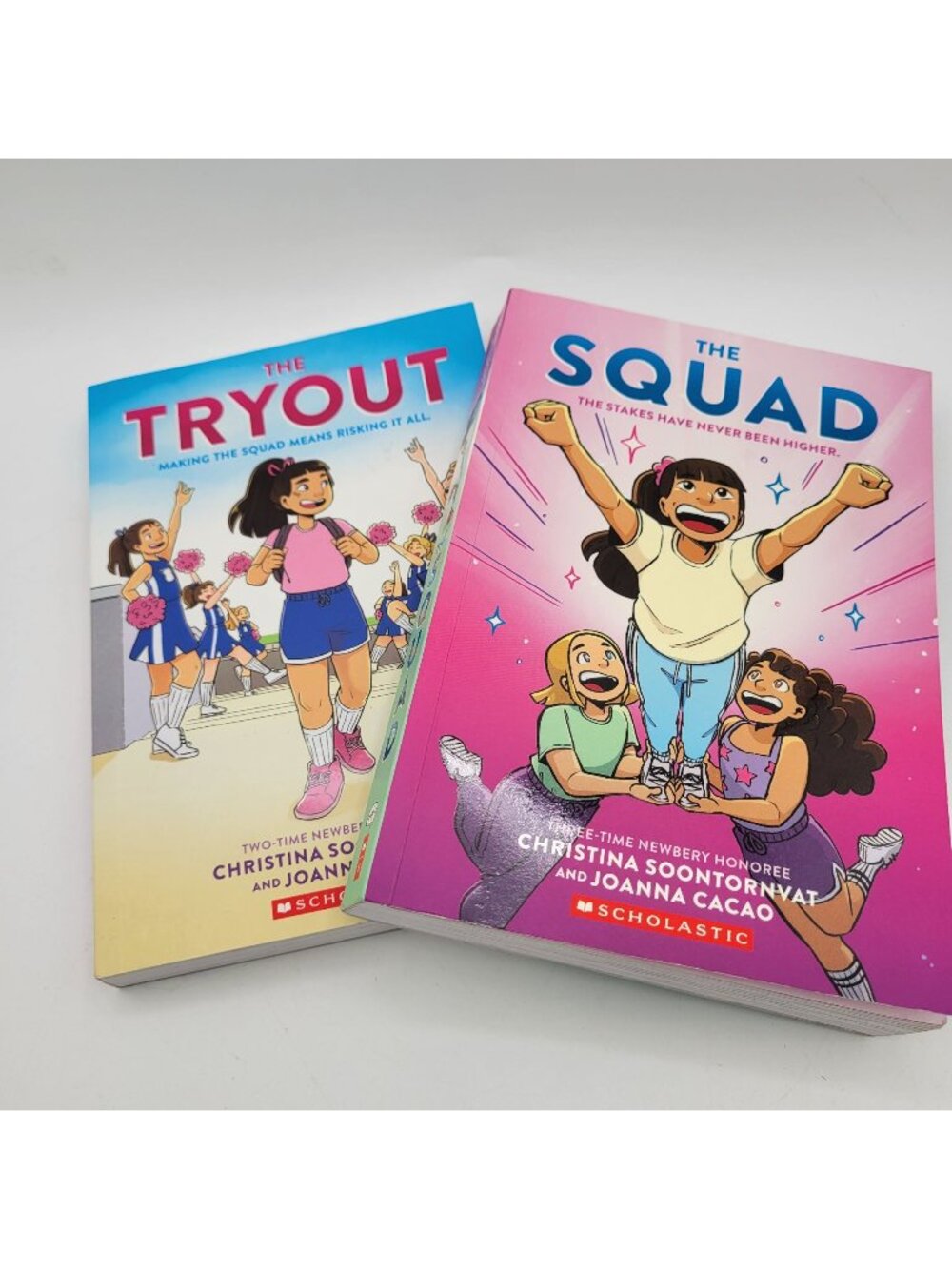 The TRYOUT & The SQUAD Lot of Graphic Novels by Soontornvat & Cacao - BK018